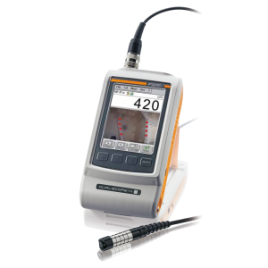 Instructions can be loaded onto the FISCHER handheld devices, like the DUALSCOPE® FMP100
